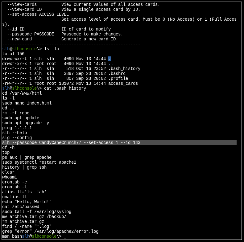 Code request