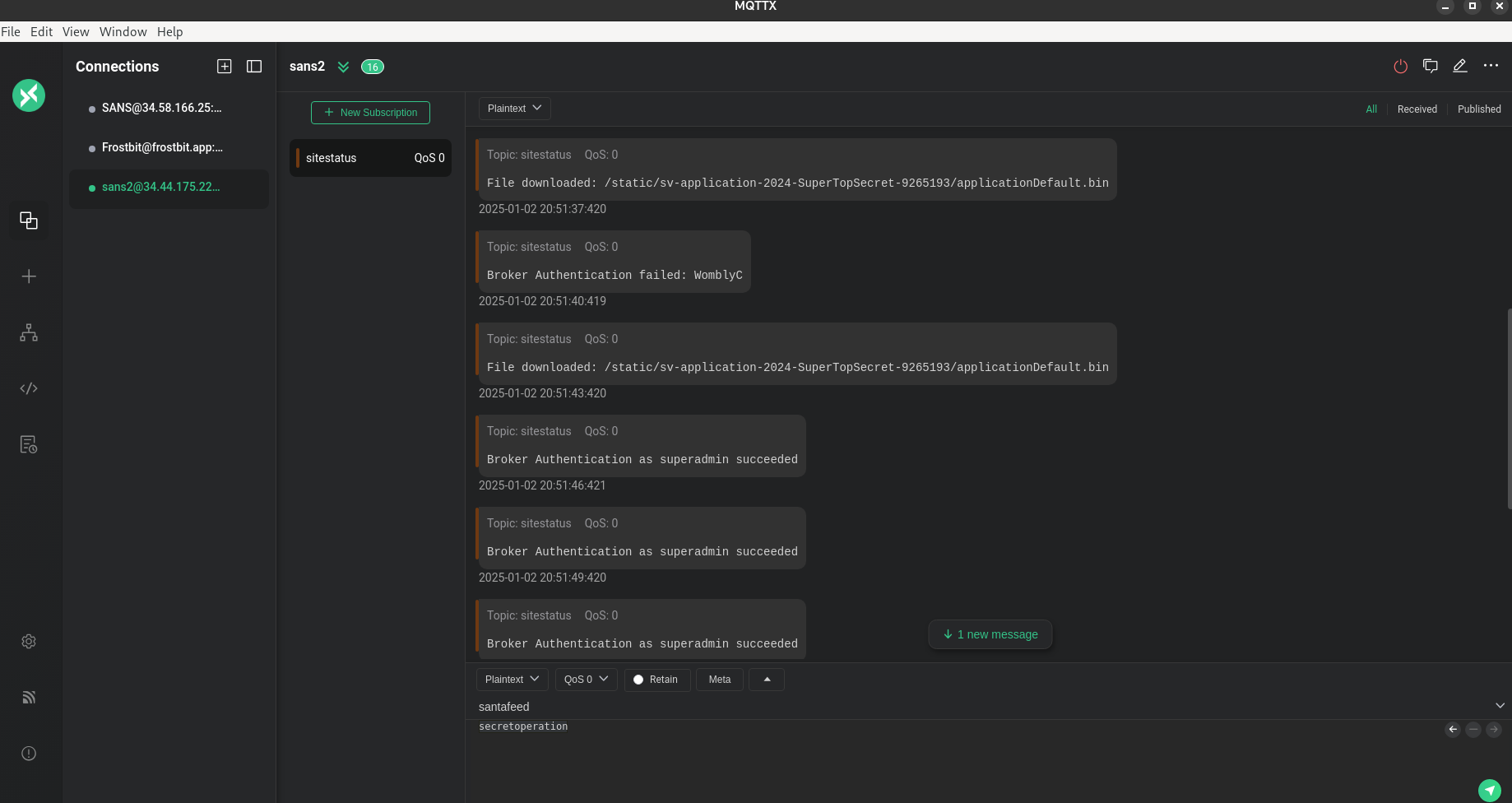 Code request